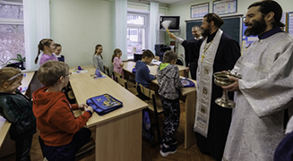 Занятие, посвященное празднику Крещения Господня