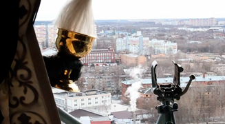 РЕПОРТАЖ О КРЕЩЕНСКОМ КРЕСТНОМ ХОДЕ ПО ВОЗДУХУ