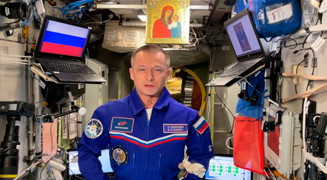 ПОЗДРАВЛЕНИЕ С ПРАЗДНИКОМ КАЗАНСКОЙ БОГОРОДИЦЫ С МЕЖДУНАРОДНОЙ КОСМИЧЕСКОЙ СТАНЦИИ